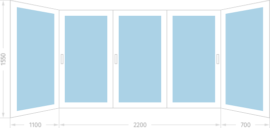 Остекление балконов и лоджий в многоэтажках серии П-3