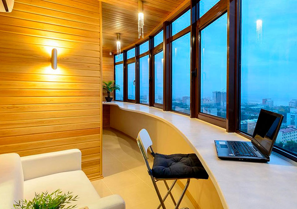 Освещение балконов и лоджий в Балашихе