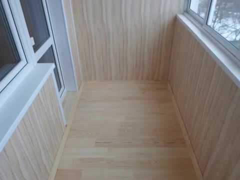 Теплое остекление балкона пластиковыми окнами со змеевидным водяным теплым полом в Балашихе